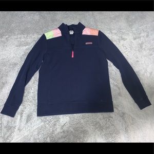 Vineyard Vines Quarter Zip Pullover Sweater